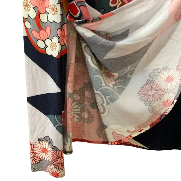 NATORI Multicolor Floral Caftan, size Small, swim coverup pjs loungewear cruise - Picture 8 of 11